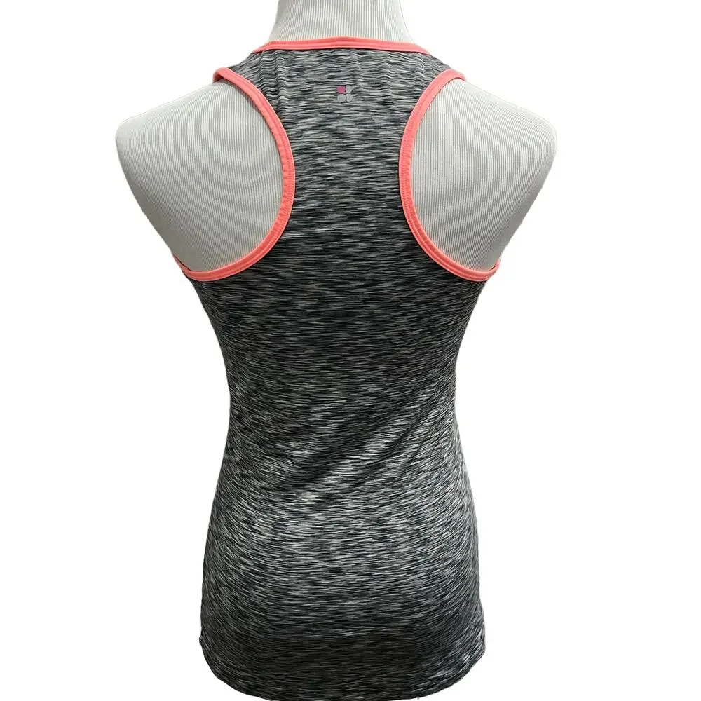 Sweaty Betty Women's Black Gray Coral Workout Racerback Tank Top SIZE Small NWOT - Picture 3 of 5